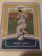 Gerrit Cole [Gold] #21 Baseball Cards 2021 Panini Chronicles Classics Prices