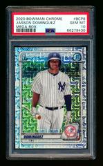 Jasson Dominguez [Purple Refractor Mega Box Mojo] Baseball Cards 2020 Bowman Chrome Prospects Prices