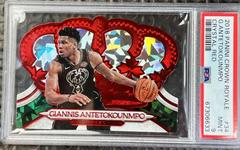 Giannis Antetokounmpo [Crystal Red] #34 Basketball Cards 2018 Panini Crown Royale Prices