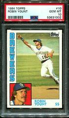 Robin Yount #10 Baseball Cards 1984 Topps Prices