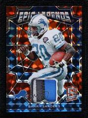 Barry Sanders [Orange] Football Cards 2022 Panini Spectra Epic Legends Materials Prices