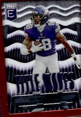 Justin Jefferson [Red] #TW-5 Football Cards 2023 Panini Donruss Elite Title Waves Prices