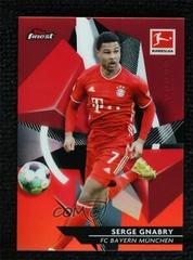 Serge Gnabry [Red Refractor] #87 Soccer Cards 2020 Topps Finest Bundesliga Prices