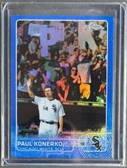 Paul Konerko [Blue Refractor] #14 Baseball Cards 2015 Topps Chrome Prices