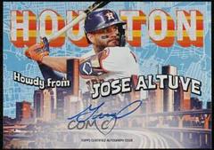 Jose Altuve [Blue] #TPC-JA Baseball Cards 2022 Topps Archives Postcards Autographs Prices