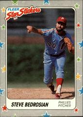 Steve Bedrosian Baseball Cards 1988 Fleer Star Stickers Prices