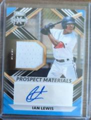 Ian Lewis #PMS-IL Baseball Cards 2022 Panini Elite Extra Edition Prospect Materials Signatures Prices
