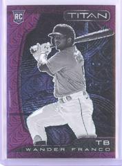 Wander Franco [Purple Mojo] #1 Baseball Cards 2022 Panini Chronicles Titan Prices