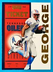 Eddie George [Gold] #77 Football Cards 1998 Playoff Contenders Ticket Prices