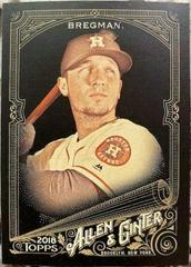 Alex Bregman #140 Baseball Cards 2018 Topps Allen & Ginter X Prices