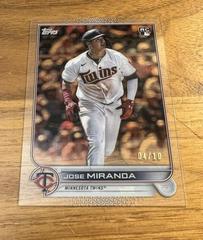 Jose Miranda [Clear] #US120 Baseball Cards 2022 Topps Update Prices