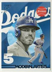Freddie Freeman [Blue] #MA-14 Baseball Cards 2022 Topps Gallery Modern Artists Prices