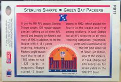 sterling sharpe #11 Football Cards 1993 Upper Deck Pro Bowl Prices