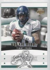 Timmy Chang [Gold] #177 Football Cards 2005 Upper Deck Rookie Debut Prices