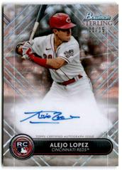 Alejo Lopez [Rose Gold] #RA-AL Baseball Cards 2022 Bowman Sterling Rookie Autographs Prices