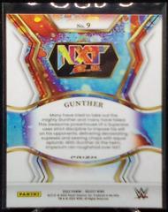 Gunther #9 Wrestling Cards 2022 Panini Select WWE NXT 2.0 Prices