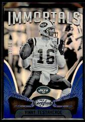 Vinny Testaverde [Blue] Football Cards 2018 Panini Certified Prices