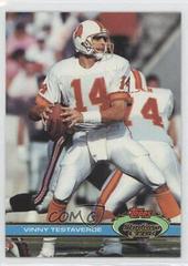 Vinny Testaverde [Super Bowl XXVI] #24 Football Cards 1991 Stadium Club Prices