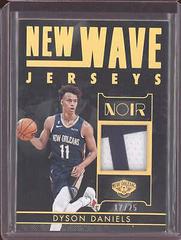 Dyson Daniels [Prime] #NWJ-DYD Basketball Cards 2022 Panini Noir New Wave Jerseys Prices