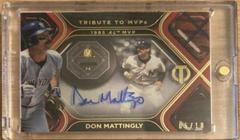 Don Mattingly [Red] Baseball Cards 2022 Topps Tribute to MVPs Autographs Prices