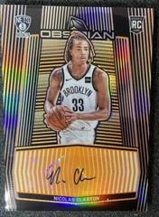Nicolas Claxton [Electric Etch Orange] #RA-NCX Basketball Cards 2019 Panini Obsidian Rookie Autographs Prices