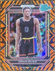 Omaha Biliew [Choice Tiger Stripe] #1 Basketball Cards 2023 Panini Prizm Draft Picks Rated Prospect Prices