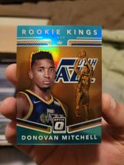 Donovan Mitchell [Aqua] #13 Basketball Cards 2017 Panini Donruss Optic Rookie Kings Prices