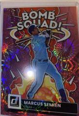 Marcus Semien [Pink Fireworks] #BS-4 Baseball Cards 2022 Panini Donruss Bomb Squad Prices