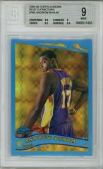 Andrew Bynum [Blue Xfractor] #186 Basketball Cards 2005 Topps Chrome Prices