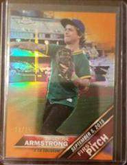 Billy Joe Armstrong [Orange Refractor] Baseball Cards 2016 Topps Chrome First Pitch Prices