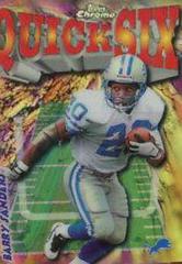 Barry Sanders [Refractor] #28 Football Cards 1998 Topps Chrome Season's Best Prices