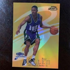 Ray Allen 24KT Gold #6TG Basketball Cards 1998 Fleer Brilliants Prices