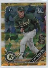 Logan Davidson [Gold Sapphire] Baseball Cards 2019 Bowman Draft Chrome Prices