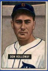 Don Kolloway #105 Baseball Cards 1951 Bowman Prices