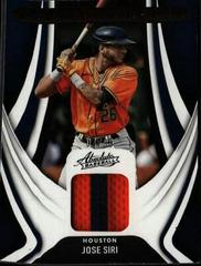 Jose Siri #RT-JS Baseball Cards 2022 Panini Absolute Rookie Threads Retail Prices