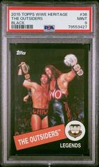 The Outsiders [Black] Wrestling Cards 2015 Topps Heritage WWE Prices