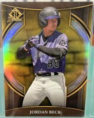 Jordan Beck [Gold] Baseball Cards 2023 Bowman Chrome Invicta Prices