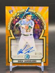 Shea Langeliers [Orange] Baseball Cards 2023 Bowman Chrome Rookie of the Year Favorites Autographs Prices