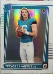 Trevor Lawrence [Holo Variation] Football Cards 2021 Panini Donruss Optic Prices