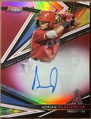 Adrian Placencia [Red] #B22-AP Baseball Cards 2022 Bowman's Best of Autographs Prices