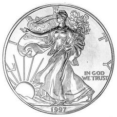 1997 Coins American Silver Eagle Prices