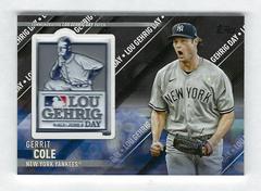 Gerrit Cole [Black] #SEP-GC Baseball Cards 2022 Topps Update Special Event Patch Relics Prices