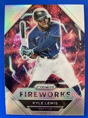Kyle Lewis [Silver Prizm] Baseball Cards 2021 Panini Prizm Fireworks Prices
