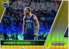Kemba Walker [Gold Prizm] Basketball Cards 2017 Panini Prizm Get Hyped Prices