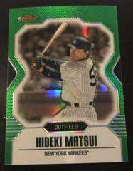 Hideki Matsui [Green Refractor] Baseball Cards 2007 Finest Prices