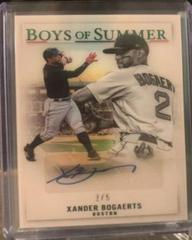 Xander Bogaerts [Green] #BOS-XB Baseball Cards 2022 Panini Chronicles Boys of Summer Autographs Prices