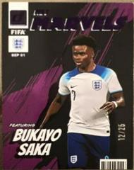 Bukayo Saka [Purple] Soccer Cards 2022 Panini Donruss Net Marvels Prices
