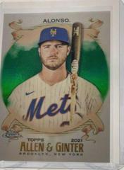 Pete Alonso [Green Refractor] #10 Baseball Cards 2021 Topps Allen & Ginter Chrome Prices