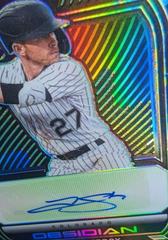 Trevor Story [Green] #O-TS Baseball Cards 2021 Panini Chronicles Obsidian Autographs Prices