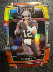 Tom Brady [Red Yellow Die Cut] #1 Football Cards 2021 Panini Select Prices